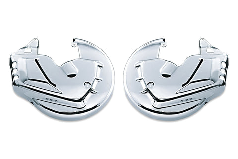 Kuryakyn 7450 - Rotor Covers for '01-'17 GL1800 & '13-'16 F6B Models - Chrome