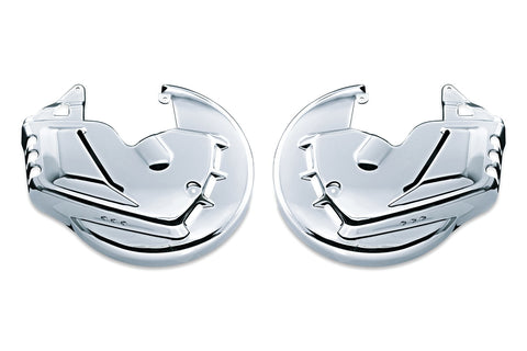 Kuryakyn 7450 - Rotor Covers for '01-'17 GL1800 & '13-'16 F6B Models - Chrome