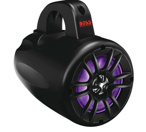 Boss Audio 4 inch Amplified Bluetooth RGB Roll Cage Speaker Pods - B40RGB