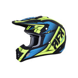 AFX FX-17 Force Helmet - Matte Black/Green/Blue - Small