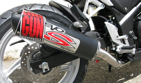 Big Gun Exhaust EVO Street Slip-On Muffler for 2011-13 Honda CBR250 - 16-1202