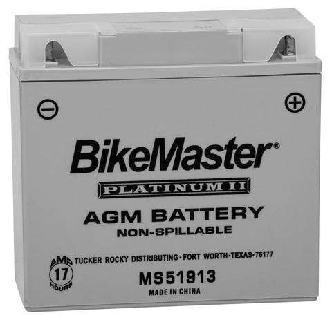 BikeMaster AGM Platinum II Battery - 12 Volt - MS51913