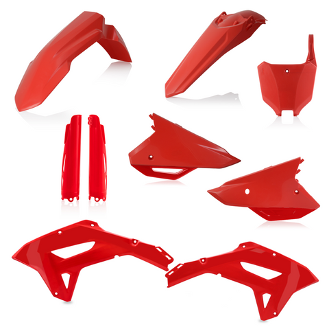 Acerbis Full Body Plastics Kit for 2022 Honda CRF250RX / CRF300RX / CRF450RX - Red - 2861800227