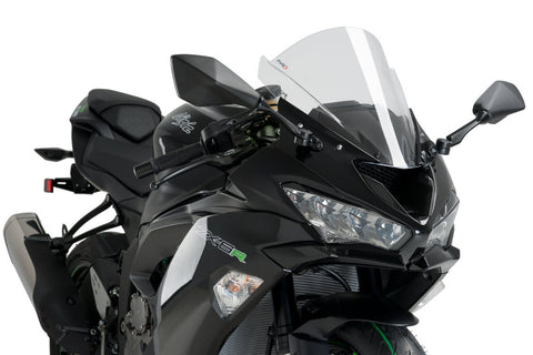 Puig Z-Racing Windscreen for Kawasaki Ninja ZX-6R - Clear - 3177W